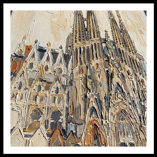 Cathedral In Palette Knife Style