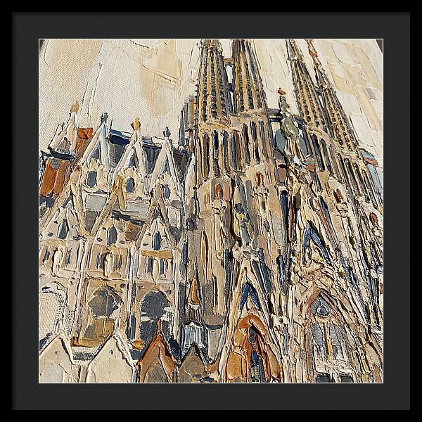 Cathedral In Palette Knife Style