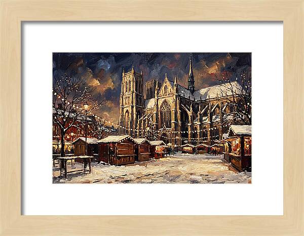 Cathedral Square At Christmas