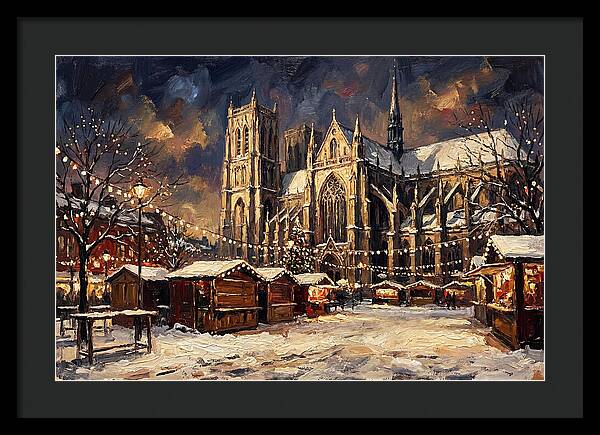 Cathedral Square At Christmas