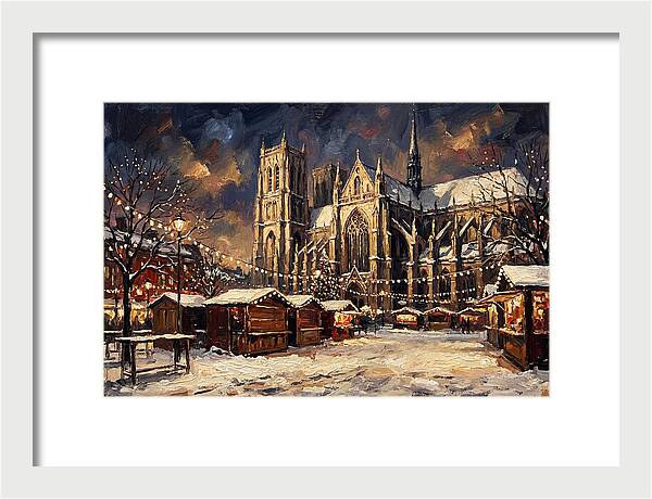 Cathedral Square At Christmas