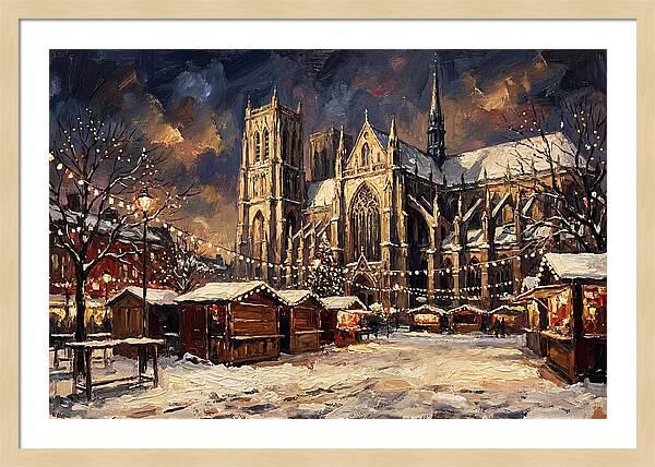 Cathedral Square At Christmas