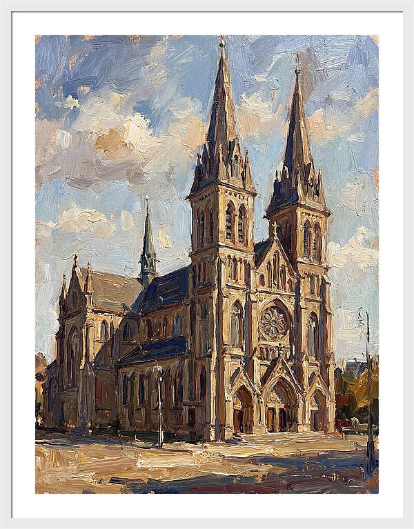 Cathedral Under Bright Skies