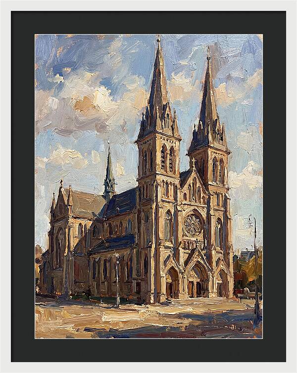 Cathedral Under Bright Skies
