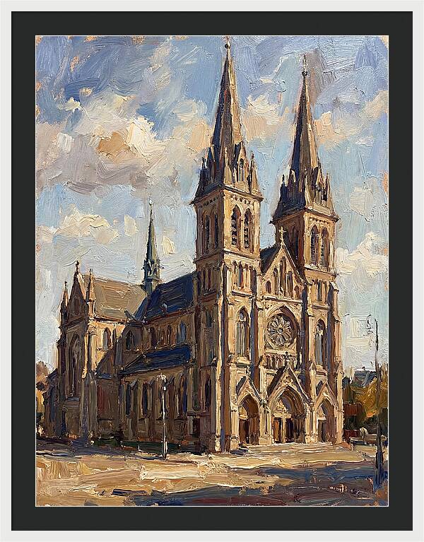 Cathedral Under Bright Skies