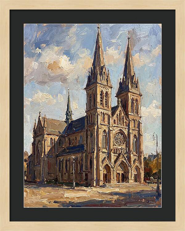 Cathedral Under Bright Skies