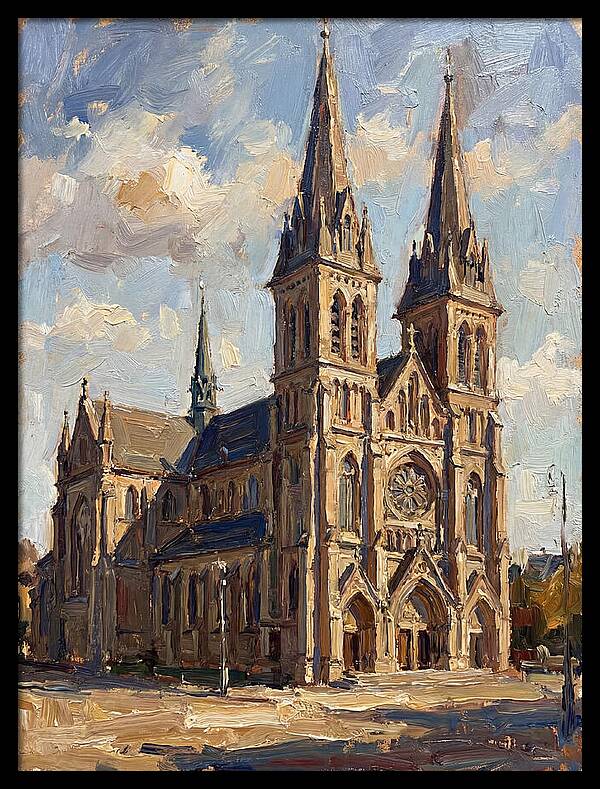 Cathedral Under Bright Skies