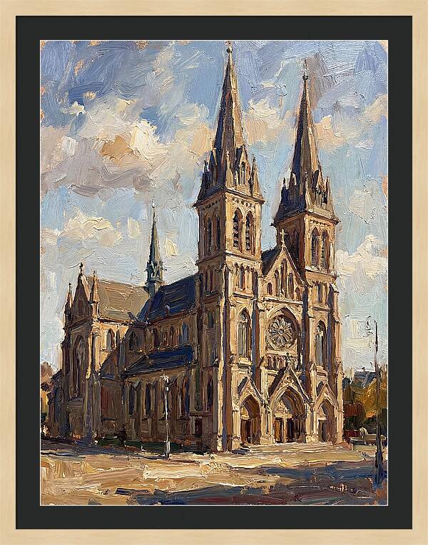 Cathedral Under Bright Skies