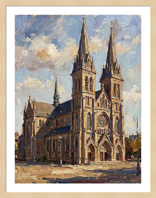 Cathedral Under Bright Skies
