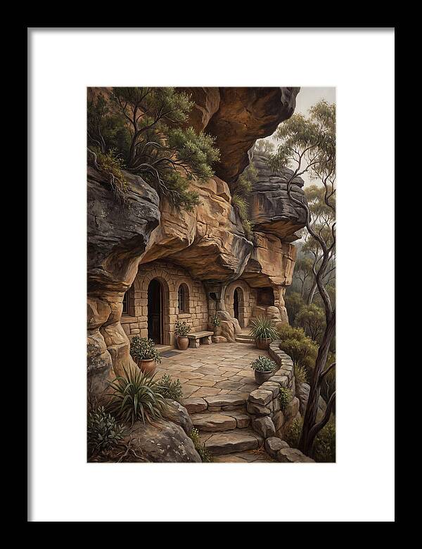 Cave Dwelling Carved Into Cliff Face