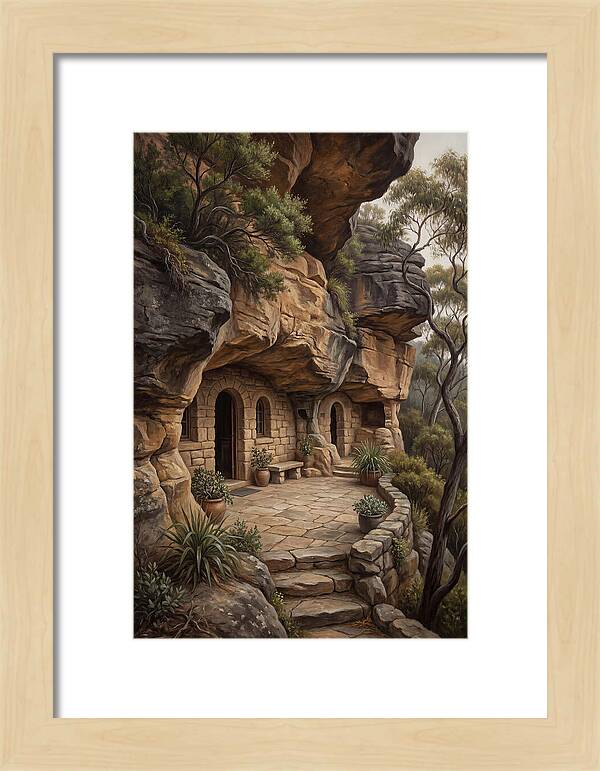 Cave Dwelling Carved Into Cliff Face