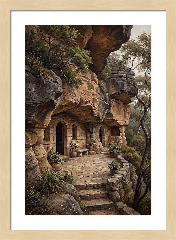 Cave Dwelling Carved Into Cliff Face