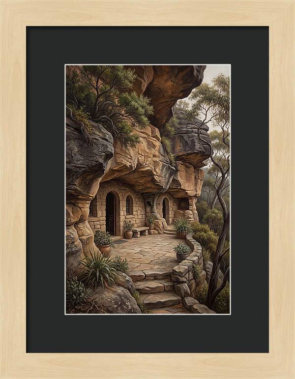 Cave Dwelling Carved Into Cliff Face
