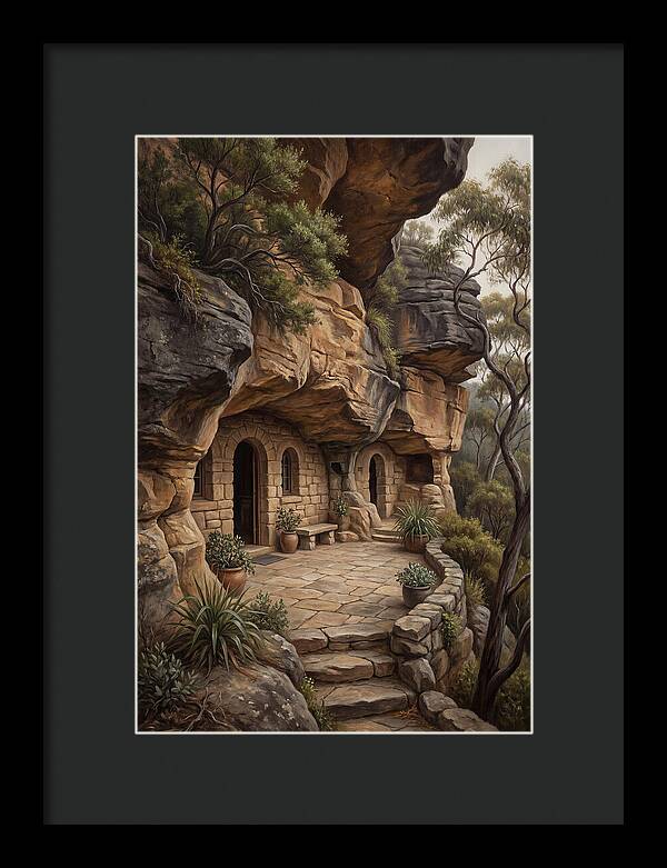 Cave Dwelling Carved Into Cliff Face