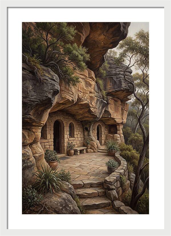Cave Dwelling Carved Into Cliff Face