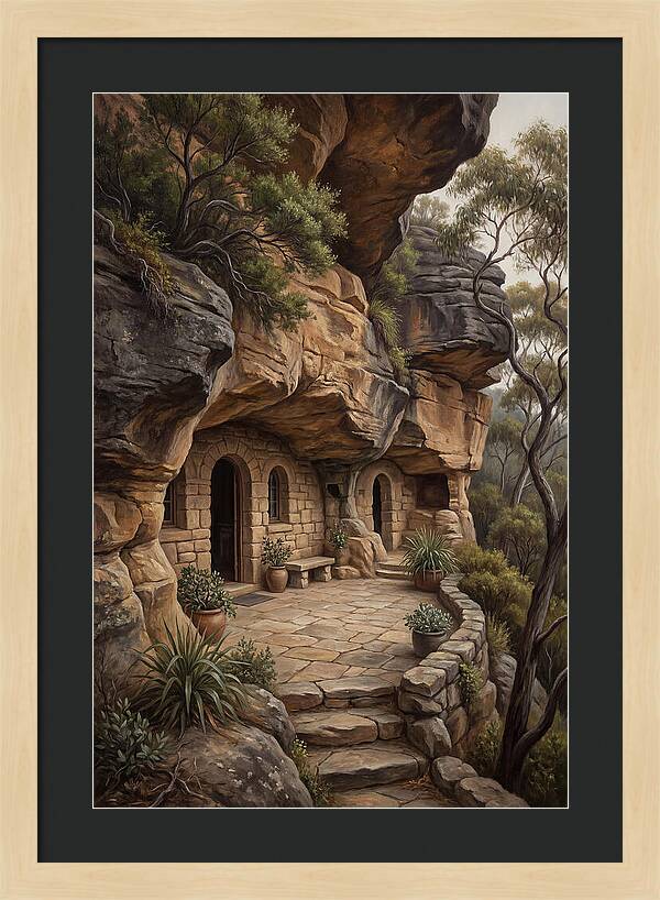 Cave Dwelling Carved Into Cliff Face