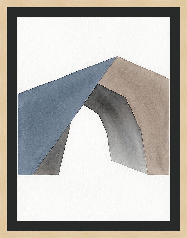 Cave Entrance Abstract Composition