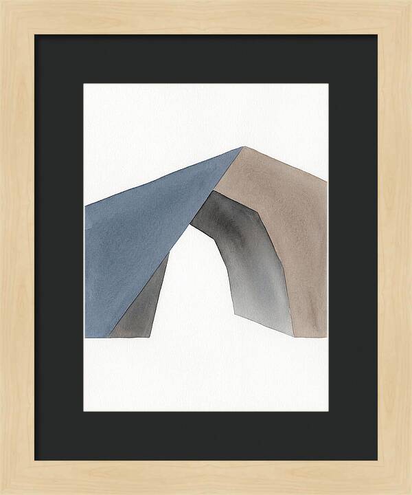 Cave Entrance Abstract Composition
