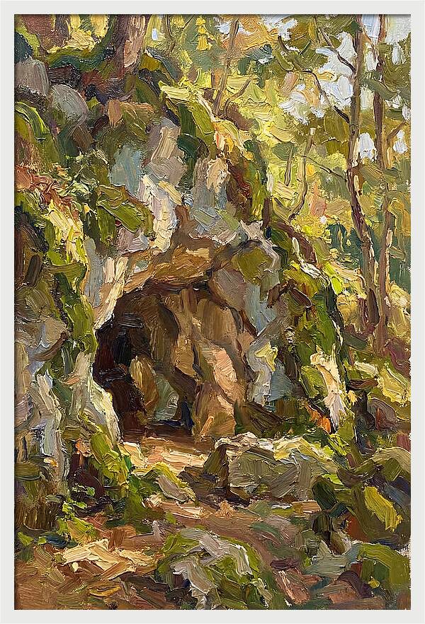 Cave Entrance In Nature