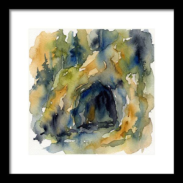 Cave Entrance Watercolor