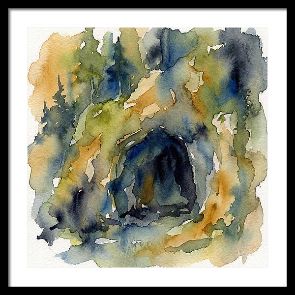 Cave Entrance Watercolor