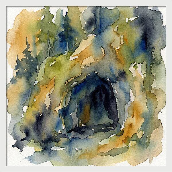 Cave Entrance Watercolor