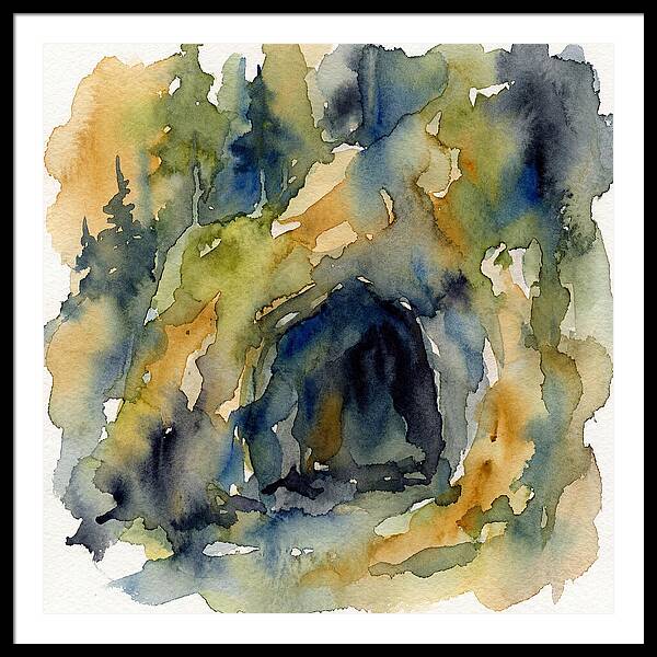 Cave Entrance Watercolor