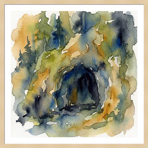 Cave Entrance Watercolor