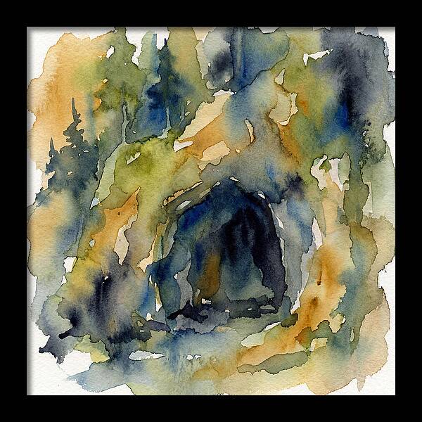 Cave Entrance Watercolor