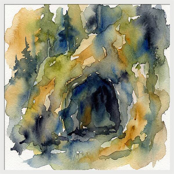 Cave Entrance Watercolor