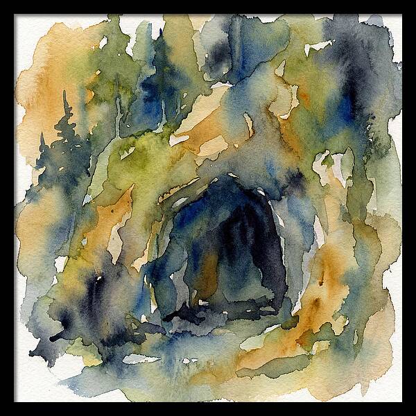 Cave Entrance Watercolor