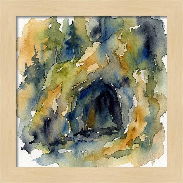 Cave Entrance Watercolor
