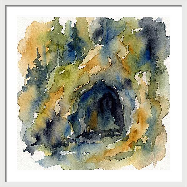 Cave Entrance Watercolor