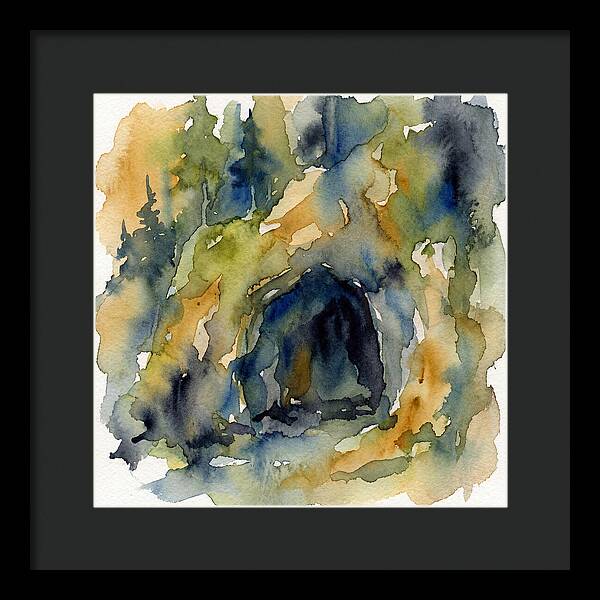 Cave Entrance Watercolor