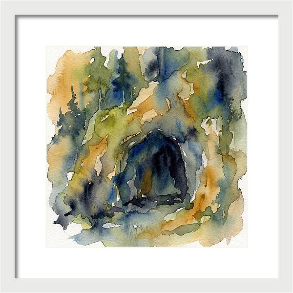 Cave Entrance Watercolor