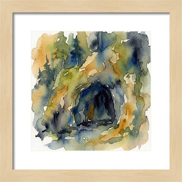 Cave Entrance Watercolor