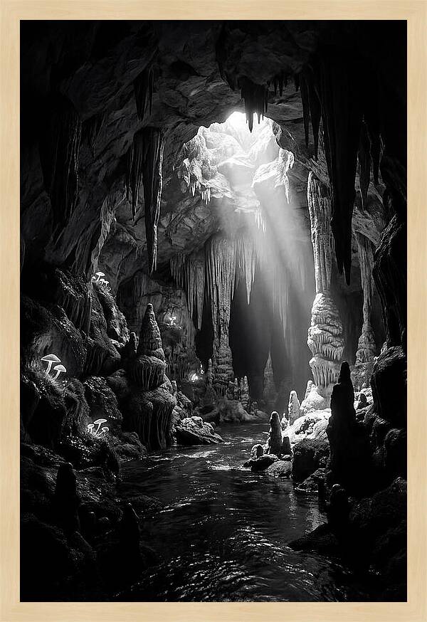 Cave Light And Shadows