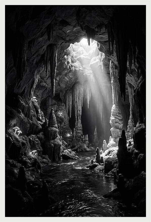 Cave Light And Shadows