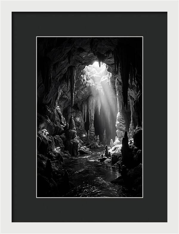 Cave Light And Shadows