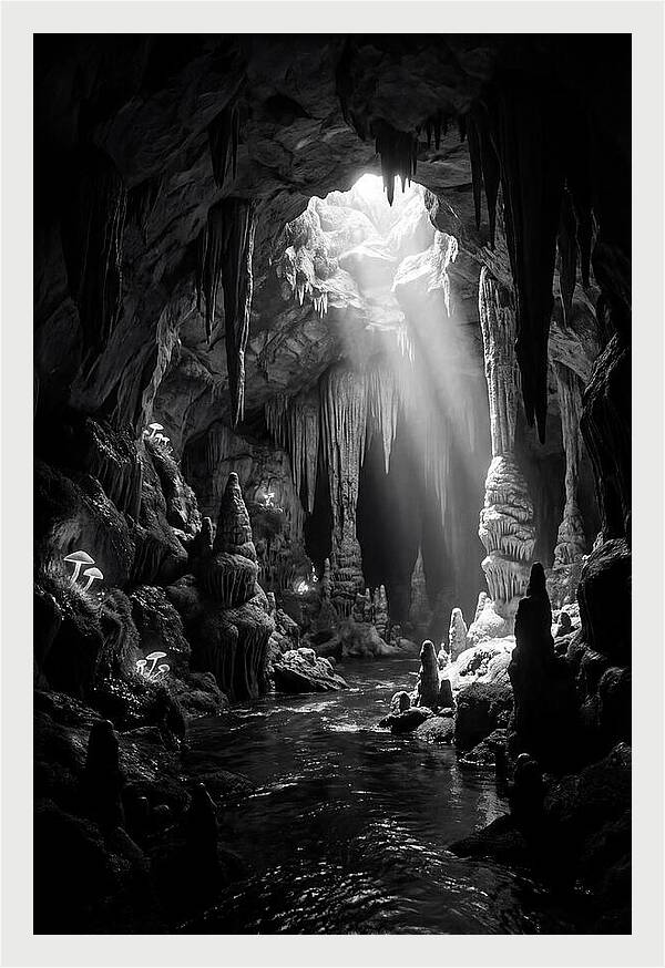 Cave Light And Shadows