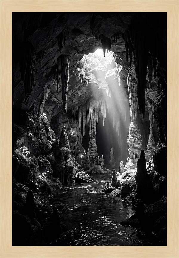 Cave Light And Shadows