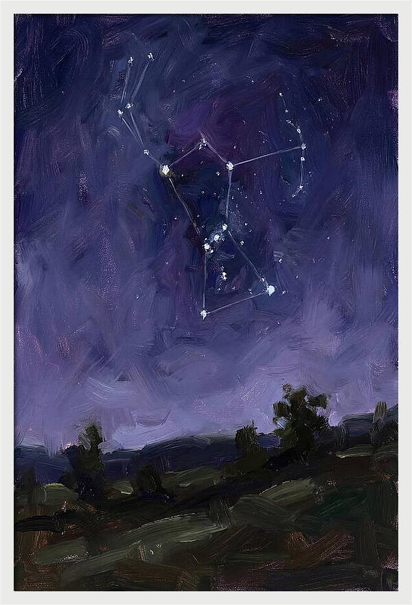Celestial Constellation Nightscape