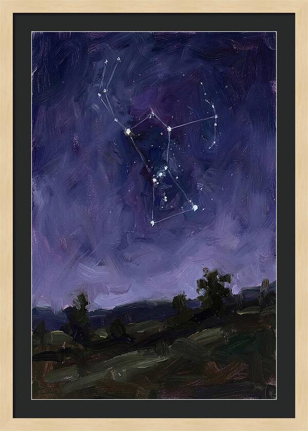 Celestial Constellation Nightscape