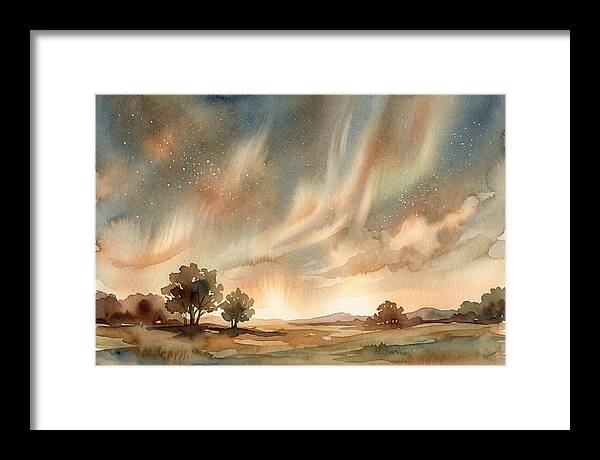 Celestial Dance Above The Horizon