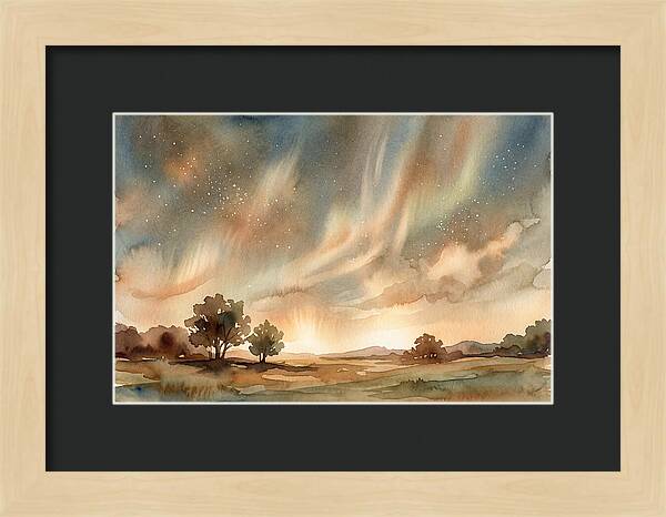 Celestial Dance Above The Horizon