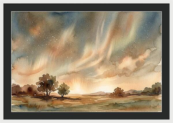 Celestial Dance Above The Horizon