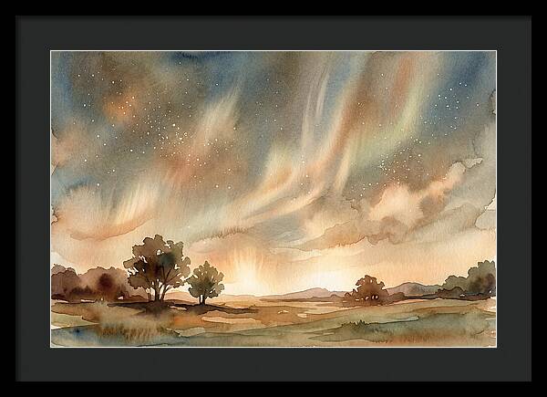 Celestial Dance Above The Horizon