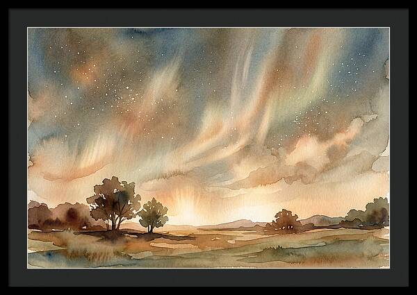 Celestial Dance Above The Horizon