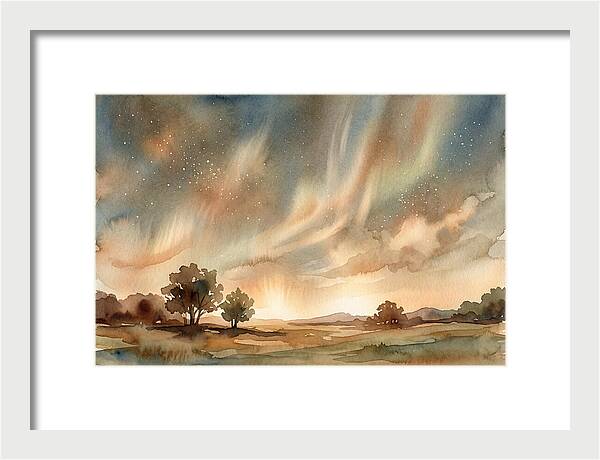 Celestial Dance Above The Horizon