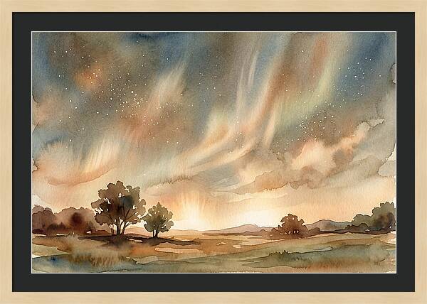 Celestial Dance Above The Horizon